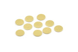 Brass Round Tag, 50 Raw Brass Round Stamping Blanks, Findings (8x0.80mm) M412