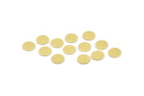 Brass Round Tag, 50 Raw Brass Round Stamping Blanks, Findings (8x0.80mm) M412