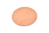Huge Round Blank, 2  Raw Copper Round Stamping Blanks (43x0.90mm) M537