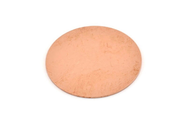Büyük Yuvarlak Boş, 2 Ham Bakır Yuvarlak Damgalama Boşluğu (43x0,90 mm) M537