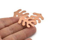 Bakır Yaprak Tılsımı, 1 Delikli 6 Dokulu Ham Bakır Yaprak Tılsımı, Bulgular (32x25x0,80 mm) M633