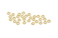 Gold Jump Ring, 250 Gold Tone Brass Jump Rings (5x0.7mm) A1014