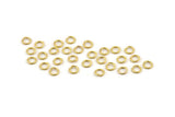 Gold Jump Ring, 250 Gold Tone Brass Jump Rings (5x0.7mm) A1014
