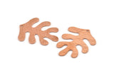Bakır Yaprak Tılsımı, 1 Delikli 6 Dokulu Ham Bakır Yaprak Tılsımı, Bulgular (32x25x0,80 mm) M633