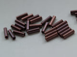 Copper Spacer Beads, 200 Raw Copper Tube Beads (7x2mm)