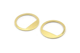 Brass Round Tag, 12 Raw Brass Round Stamping Blanks (21x0.90mm) M990