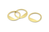 Brass Round Tag, 12 Raw Brass Round Stamping Blanks (21x0.90mm) M990