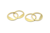 Brass Round Tag, 12 Raw Brass Round Stamping Blanks (21x0.90mm) M990