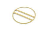 Brass Round Blank, 2 Raw Brass Round Stamping Blanks (43x0.90mm) M01129