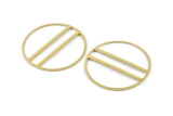 Brass Round Blank, 2 Raw Brass Round Stamping Blanks (43x0.90mm) M01129