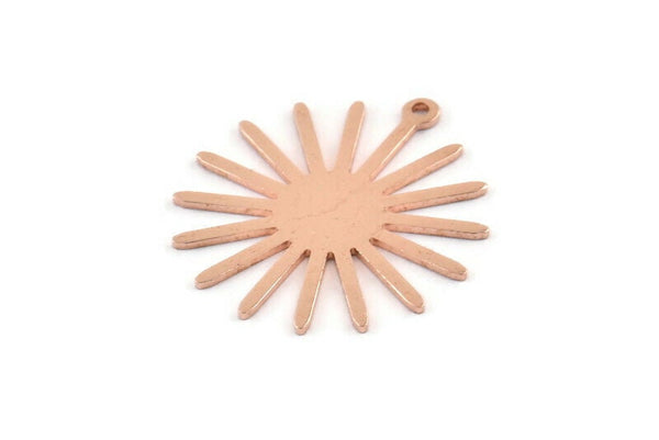 Bakır Güneş Tılsımı, 1 Döngülü 12 Ham Bakır Güneş Tılsımı (27x0,80 mm) M01674