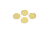 Brass Round Tag, 50 Raw Brass Round Stamping Blanks, Findings (10x0.45mm) M01357