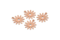 Bakır Güneş Tılsımı, 1 Döngülü 24 Ham Bakır Güneş Tılsımı, Bulgular (17x15x0,80 mm) M01344
