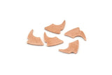 Copper Blade Blank, 50 Raw Copper, Copper Blanks, Tiny Copper Blade, Stamping Blanks (12x8x0.80mm) M01320