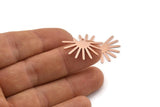 Bakır Güneş Tılsımı, 1 Döngülü 24 Ham Bakır Güneş Tılsımı (25x16x0,70 mm) M01405