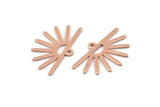 Bakır Güneş Tılsımı, 1 Döngülü 24 Ham Bakır Güneş Tılsımı (25x16x0,70 mm) M01410
