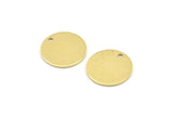 Brass Cabochon Tag, 12 Raw Brass Cabochon Tags With 1 Hole, Stamping Tags (16x0.80mm) M01352