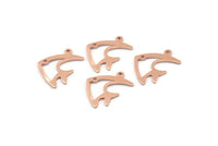 Bakır Balık Tılsımı, 1 Döngülü 24 Ham Bakır Balık Tılsımı (19x14x0,80 mm) M01137