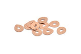 Copper Drop Blank, 12 Raw Copper Drop Stamping Blanks (12x0.70mm) M01420
