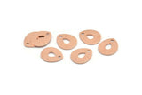 Bakır Damla Tılsımı, 1 Delikli 12 Ham Bakır Damla Tılsımı, Damgalama Boşlukları (12x0,70 mm) M01418