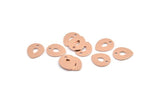 Bakır Damla Tılsımı, 1 Delikli 12 Ham Bakır Damla Tılsımı, Damgalama Boşlukları (12x0,70 mm) M01423
