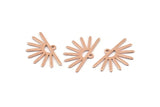 Bakır Güneş Tılsımı, 1 Döngülü 24 Ham Bakır Güneş Tılsımı (25x16x0,70 mm) M01410