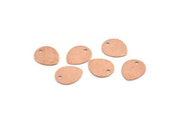 Bakır Damla Tılsımı, 1 Delikli 12 Ham Bakır Damla Tılsımı, Damgalama Boşlukları (12x0,70 mm) M01425