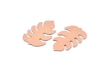 Copper Leaf Blank, 8 Raw Copper Leaf Blanks, Copper Blanks, Stamping Blanks (30x20x0.80mm) M01744