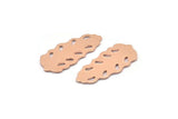 Copper Leaf Blank, 8  Raw Copper Leaf Blanks, Copper Blanks, Stamping Blanks (30x13x0.80mm) M01710