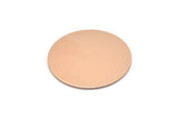 Copper Round Blank, 4 Raw Copper Stamping Blanks, Stamping Tags (30x0.80mm) M01598