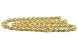 Brass Chain, Raw Brass Rope Chain, Necklace Chain, Chain Choker Necklace (1 meter) 10x11x4mm N1439