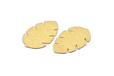 Brass Leaf Blank, 8 Textured Raw Brass Leaf Blanks, Brass Blanks, Stamping Blanks (30x20x0.80mm) M01762