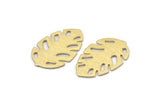 Brass Leaf Blank, 8 Textured Raw Brass Leaf Blanks, Brass Blanks, Stamping Blanks (30x20x0.80mm) M01759