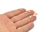 Copper Moon Blank, 250 Raw Copper, Crescent Moon, Copper Blanks, Tiny Copper Moon (6x5x0.80mm) M01870
