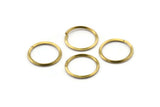 15mm Jump Ring, 24 Raw Brass Jump Rings (15x1.3mm) E061