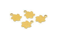 Brass Windmill Charm, 100 Raw Brass Windmill Charm With 1 Loop,Pendants, Findings (12x8mm) E195