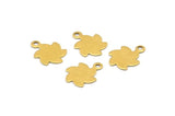 Brass Windmill Charm, 100 Raw Brass Windmill Charm With 1 Loop,Pendants, Findings (12x8mm) E195