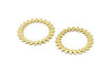 Brass Circle Blank, 2 Raw Brass Circle Blanks, Brass Round, Stamping Blanks, Findings (42x1.2mm) N1629