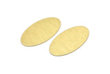 Brass Oval Blank, 8 Textured Raw Brass, Brass Blanks, Brass Oval Blanks (35x19x0.80mm) M02187