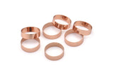 Rose Gold Tube Bead, 10 Rose Gold Plated Brass Tubes (14x4mm) Bs 1486 Q0645