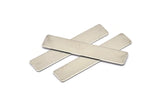 Steel Rectangle Blank, 12 Steel Rectangle Blanks, Stamping Blanks (50x10x0.70mm) M02237