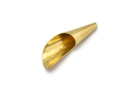 Cone Bead Caps - 10 Raw Brass Cone Bead Caps (40mm) Bs 1303