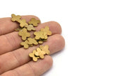 15 Plus Shape Raw Brass Stamping Blank (12x1.1mm) Bs 1351