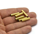 50 Raw Brass Tubes (5x20mm) Bs 1463