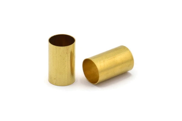 10 Raw Brass Tubes (12x20mm) Bs 1474