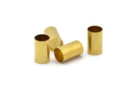 10 Raw Brass Tubes (12x20mm) Bs 1474