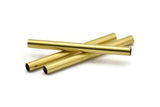 Brass Connector Bead, 1000 Raw Brass Tubes (6x70mm) Bs 1538