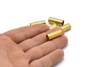 24 Raw Brass Tubes (8x20mm) Bs 1544