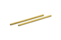 25 Huge Raw Brass Square Tubes  (2x60mm) Bs 1572