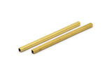 25 Raw Brass Square Tubes (3x60mm) Bs 1614